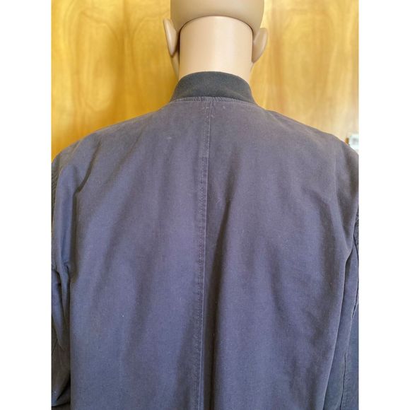 Aéropostale Bomber Gray Jacket - Sherpa Lined - Zipper Closure - Size L - Picture 4 of 14